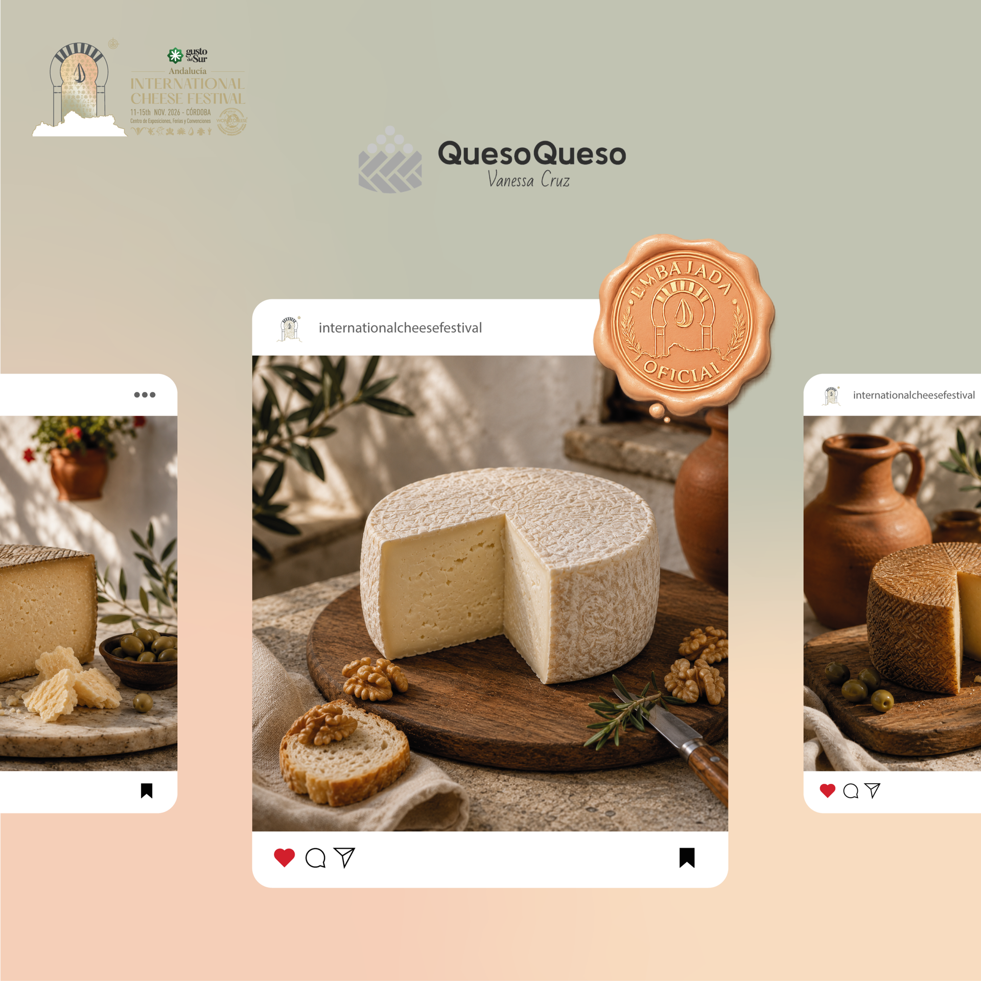 QuesoQueso, Embajada Oficial del International Cheese Festival 2026